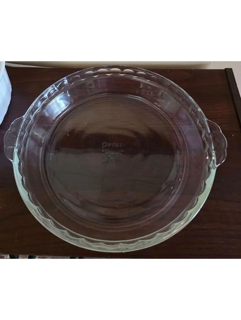 Vintage Pyrex 229 Clear Glass Deep Dish Pie Plate 9.5